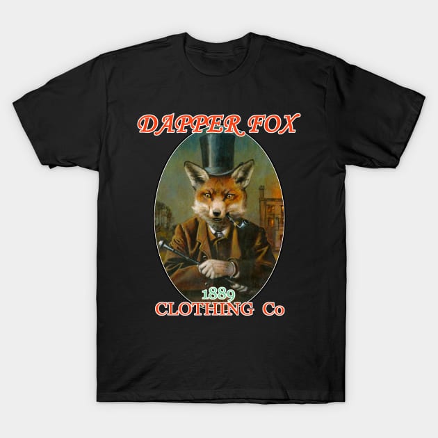 Dapper Fox Clothing Co T-Shirt by mictomart